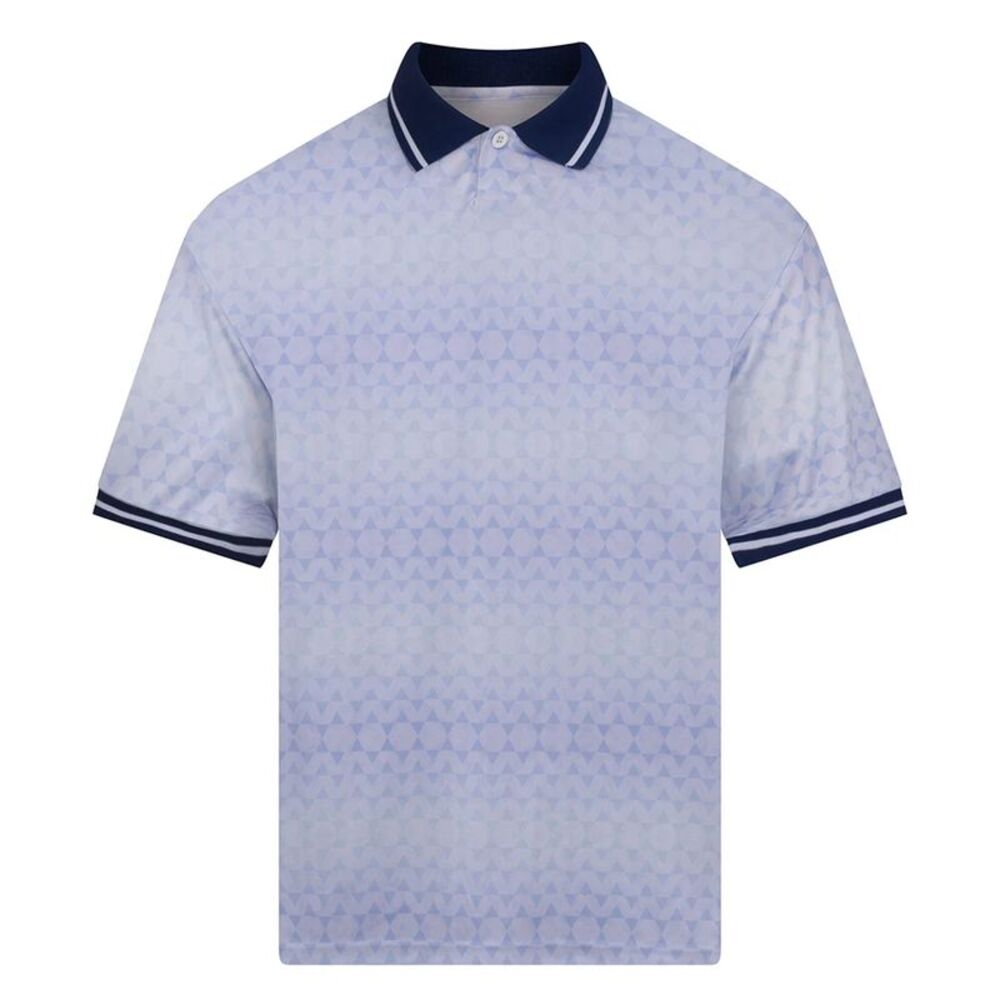Just Cool Mens AWDis Retro Sports Relaxed Fit Jersey / White/Navy